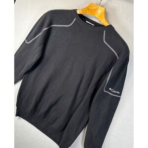 Columbia Risco Run Sweater Cotton Wool Crew‎ Neck Pullover Outdoor Casual Mens M